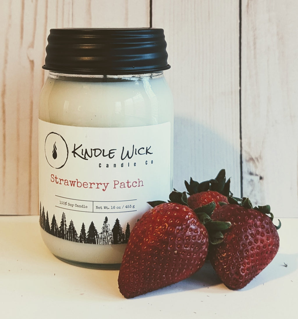 Strawberry Patch Kindle Wick