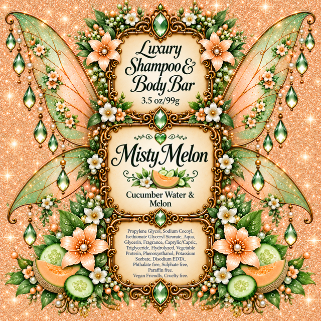 Misty Melon Shampoo & Body Bar